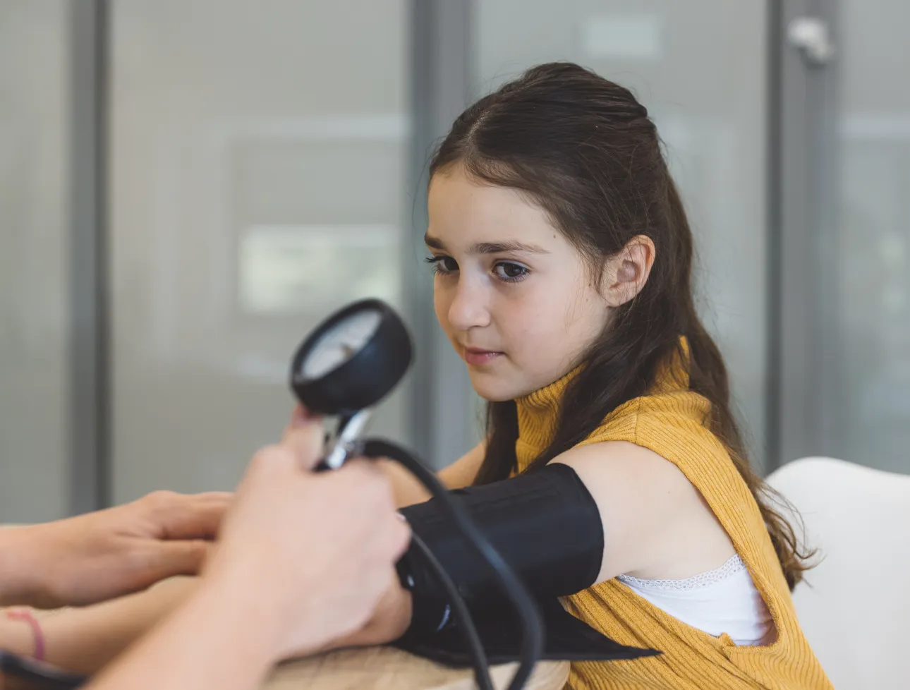 child have blood pressure checked